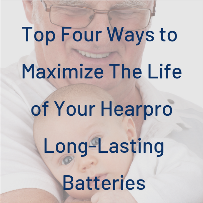 Top Four Ways to get the Longest Life From Your Hearing Aid Batteries, including Size 10, 13, 312 and 675.