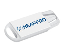 Load image into Gallery viewer, HEARPRO Size 13 Long-Lasting Hearing Aid Batteries 60 Pack - Mercury-Free - Zinc Air Technology - Made in USA - Plus Keychain Battery Case