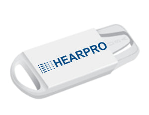 HEARPRO Size 13 Long-Lasting Hearing Aid Batteries 60 Pack - Mercury-Free - Zinc Air Technology - Made in USA - Plus Keychain Battery Case
