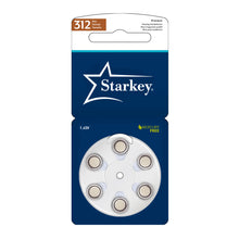 Load image into Gallery viewer, Starkey Size 312 Premium Hearing Aid Battery 60 Pack Long Easy Tab