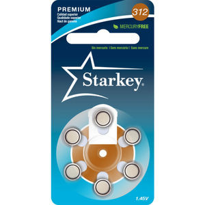 Starkey Premium Hearing Aid Battery Size 312 60 Pack 120 Pack