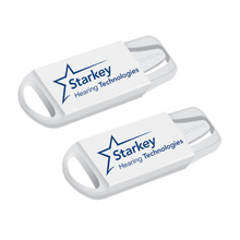 Load image into Gallery viewer, Starkey Hearing Aid Battery Holder Caddy Keychain Case Double