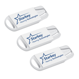 Starkey Size 312 Premium Hearing Aid Batteries 60 Pack - Long Easy Tab - Mercury-Free - Zinc Air Technology - Made in USA - Plus Keychain Battery Case