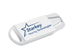 Starkey Hearing Aid Battery Holder Caddy Keychain Case